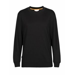 dámská mikina ICEBREAKER Wmns Crush LS Sweatshirt, Black velikost: L