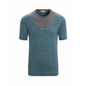 ICEBREAKER Mens Sphere II SS Tee Hitt, Green Glory Heather velikost: L