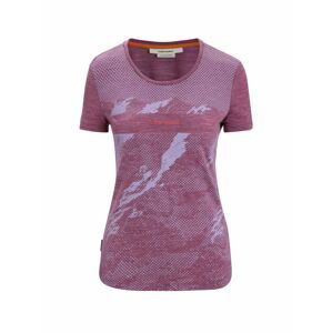 ICEBREAKER Wmns Sphere II SS Tee Trail, Go Berry Heather velikost: L