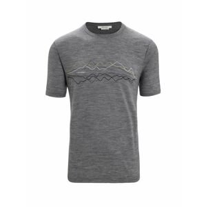 ICEBREAKER Mens Tech Lite II SS Tee Icebreaker, Gritstone Heather velikost: S