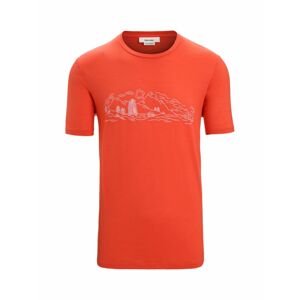 ICEBREAKER Mens Tech Lite II SS Tee Nature Sprint, Vibrant Earth velikost: M