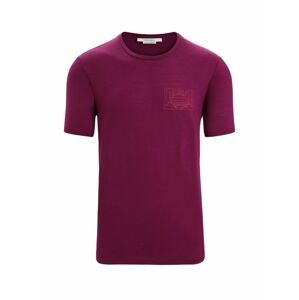 ICEBREAKER Mens Tech Lite II SS Tee Mountain Sunset, Go Berry velikost: XXL