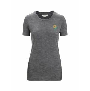 ICEBREAKER Wmns Tech Lite II SS Tee Springtime Flowers, Gritstone Heather velikost: L