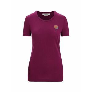 ICEBREAKER Wmns Tech Lite II SS Tee Springtime Flowers, Go Berry velikost: L