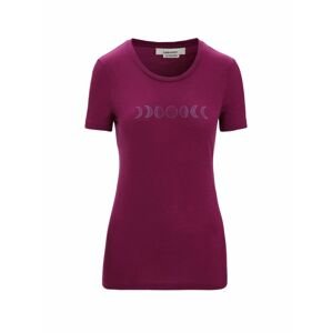 ICEBREAKER Wmns Tech Lite II SS Tee Moon Phase, Go Berry velikost: L