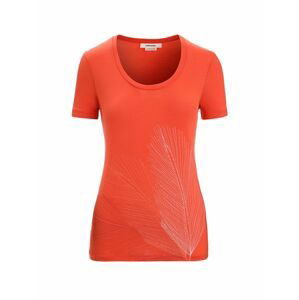 ICEBREAKER Wmns Tech Lite II SS Scoop Tee Plume, Vibrant Earth velikost: L