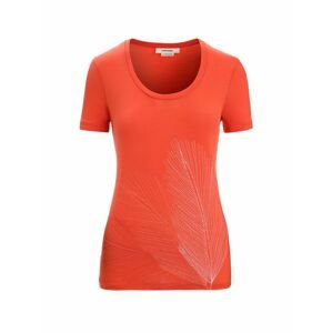 ICEBREAKER Wmns Tech Lite II SS Scoop Tee Plume, Vibrant Earth velikost: M