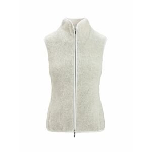 Dámská merino vesta ICEBREAKER Wmns RealFleece High Pile Vest, Ecru Heather velikost: L