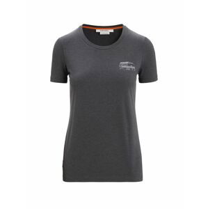 ICEBREAKER Wmns Central Classic SS Tee Caravan Life, Monsoon velikost: L