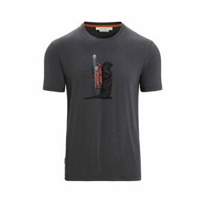 ICEBREAKER Mens Central Classic SS Tee Otter Paddle, Monsoon velikost: L