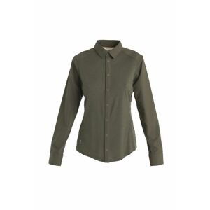 ICEBREAKER Wmns Hike LS Top, Loden velikost: XL