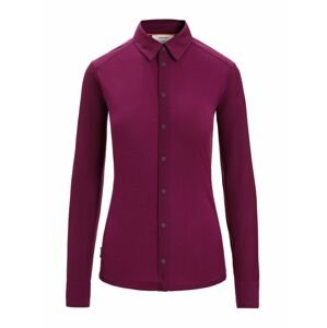 ICEBREAKER Wmns Hike LS Top, Go Berry velikost: L