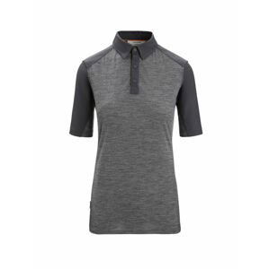 ICEBREAKER Wmns Hike SS Top, Gritstone Heather/Monsoon velikost: XL