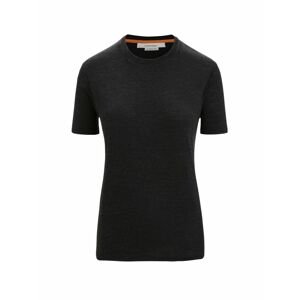 ICEBREAKER Wmns Merino Linen SS Tee, Black velikost: M