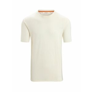 ICEBREAKER Mens Merino Linen SS Tee, Chalk velikost: L