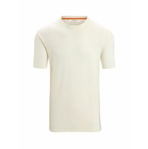 ICEBREAKER Mens Merino Linen SS Tee, Chalk velikost: XL