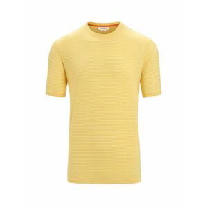 ICEBREAKER Mens Merino Linen SS Tee Stripe, Summer/Snow velikost: M