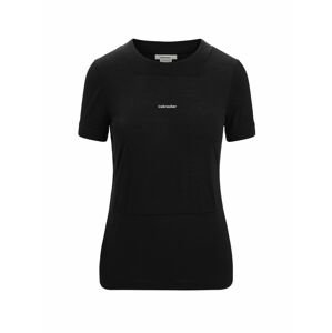 ICEBREAKER Wmns ZoneKnit SS Tee, Black velikost: XS