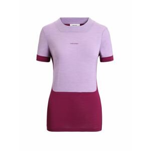 ICEBREAKER Wmns ZoneKnit SS Tee, Purple Gaze/Go Berry velikost: L