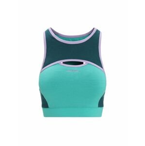 ICEBREAKER Wmns ZoneKnit Sport Bra, Fresh/Green Glory velikost: L