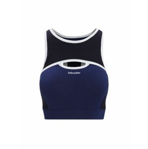 ICEBREAKER Wmns ZoneKnit™ Sport Bra, Royal Navy/Midnight Navy velikost: L