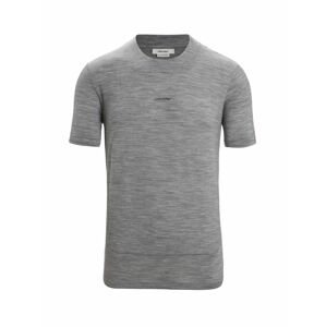 ICEBREAKER Mens ZoneKnit SS Tee, Metro Heather velikost: M