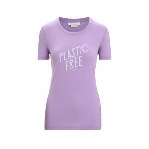 ICEBREAKER Wmns Tech Lite II SS Tee IB Natural, Purple Gaze velikost: S