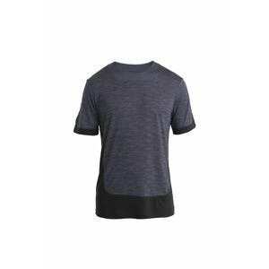 ICEBREAKER Mens Merino 125 ZoneKnit SS Tee IB Topo, Graphite/Black/Aop velikost: L