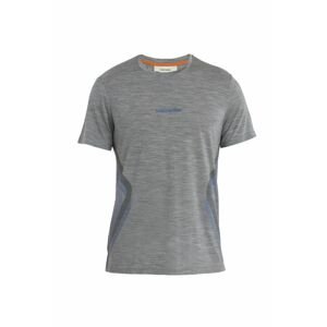 ICEBREAKER Mens Merino 125 Cool-Lite Sphere II SS Tee Syn, Metro Heather velikost: L