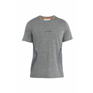 ICEBREAKER Mens Merino 125 Cool-Lite Sphere II SS Tee Syn, Metro Heather velikost: M