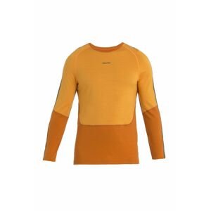 ICEBREAKER Mens Merino 200 Sonebula LS Crewe, Earth/Solar/Loden velikost: M