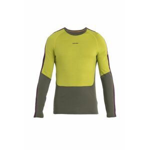 ICEBREAKER Mens Merino 200 Sonebula LS Crewe, Loden/Biolme/Nightshad velikost: M