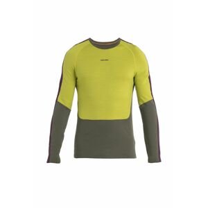 ICEBREAKER Mens Merino 200 Sonebula LS Crewe, Loden/Biolme/Nightshad velikost: S