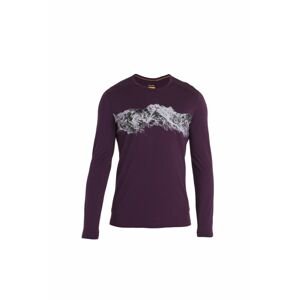 ICEBREAKER Mens Merino 200 Oasis LS Crewe Remarkables, Nightshade velikost: XL