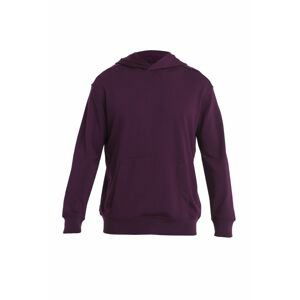 ICEBREAKER Mens Merino Shifter II LS Hoodie, Nightshade velikost: S