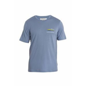 ICEBREAKER Mens Merino 150 Tech Lite II SS Tee Aotearoa, Kyanite velikost: XL