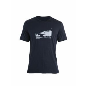 ICEBREAKER Mens Merino 150 Tech Lite II SS Tee Sidecountr, Midnight Navy velikost: L