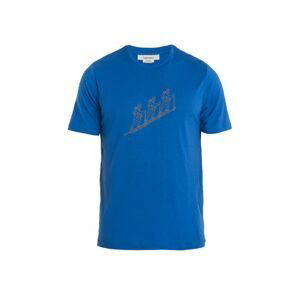 ICEBREAKER Mens Merino 150 Tech Lite II SS Tee Natural Sk, Lazurite velikost: M