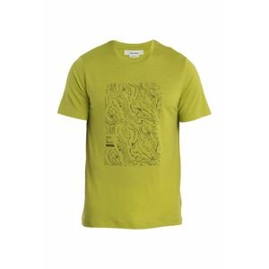 ICEBREAKER Mens Merino 150 Tech Lite II SS Tee Alpine Cro, Bio Lime velikost: M