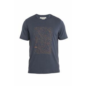 ICEBREAKER Mens Merino 150 Tech Lite II SS Tee Alpine Cro, Graphite velikost: L