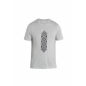 ICEBREAKER Mens Merino 150 Tech Lite II SS Tee Maunga Toa, Ether velikost: L