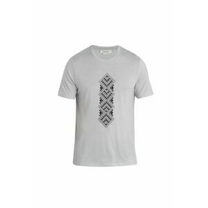 ICEBREAKER Mens Merino 150 Tech Lite II SS Tee Maunga Toa, Ether velikost: M