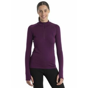 ICEBREAKER Wmns 300 MerinoFinePolar LS Half Zip, Nightshade velikost: XS