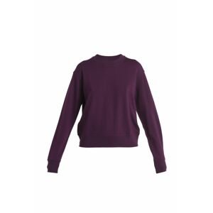 ICEBREAKER Wmns Merino Crush II LS Sweatshirt, Nightshade velikost: S