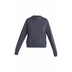 ICEBREAKER Wmns Merino Crush II LS Hoodie, Graphite velikost: L