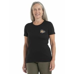 ICEBREAKER Wmns Merino 150 Tech Lite II SS T Community, Black velikost: M