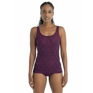 ICEBREAKER Wmns Merino 150 Siren Tank First Snow, Nightshade/Tempo/Aop velikost: M