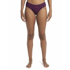 ICEBREAKER Wmns Merino 150 Siren Hipkini First Snow, Nightshade/Tempo/Aop velikost: L