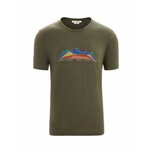 ICEBREAKER Mens Tech Lite II SS Tee TBC, Loden velikost: M