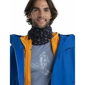 ICEBREAKER Unisex Merino Flexi Chute First Snow, Midnight Navy/Snow velikost: OS (UNI)